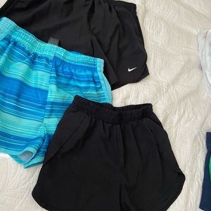 3 girls size L sports shorts